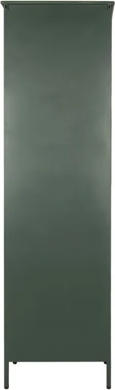 Dulap înalt din metal, verde, 54x42x184 cm, „Merville”