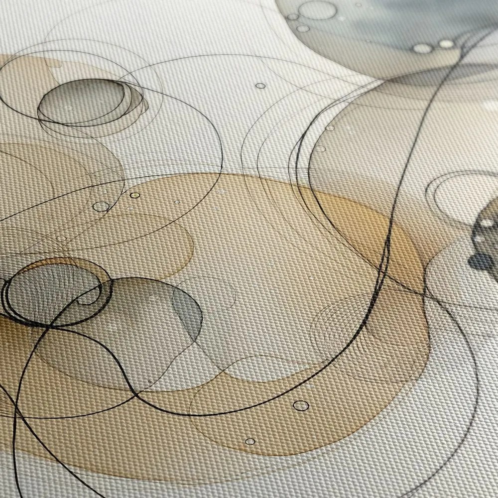 Tablou abstracție circulară
