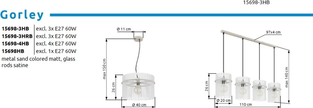 Pendul modern design decorativ GORLEY