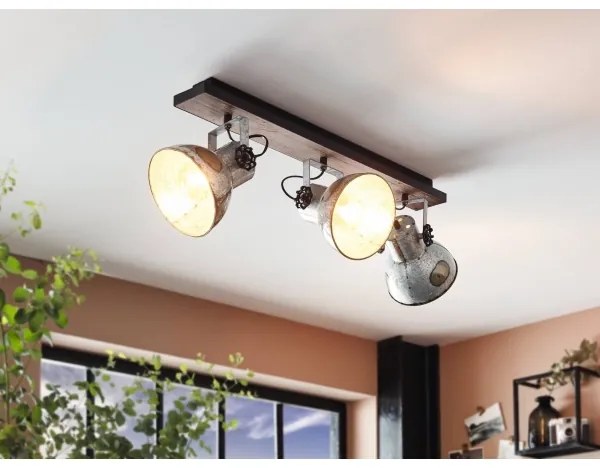 Eglo 49652 - Lampă spot BARNSTAPLE 3xE27/40W/230V