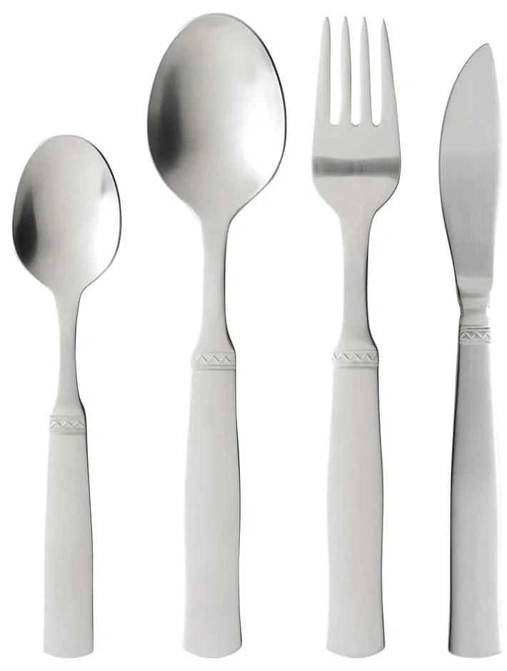 Tacâmuri argintii din oțel inoxidabil 16 buc. Ranka – Gense