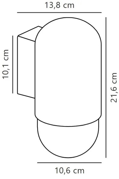 Aplică de exterior Nordlux HEKA 1xE27/60W/230V IP54 negru