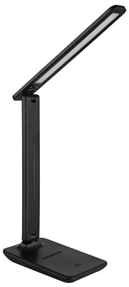 Globo 58439SA - Lampă de birou LED BRIGHTON reîncărcabilă, dimmer tactil, 4W/5V, 1800 mAh, negru