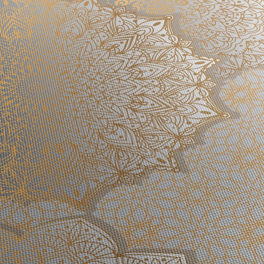 Tablou - Mandale în tonuri aurii (70x50 cm)