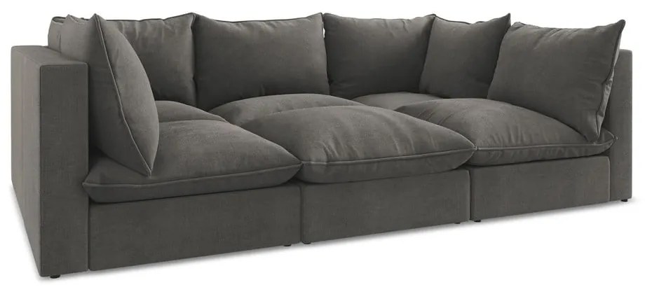 Canapea gri închis 255 cm Manao – Makamii