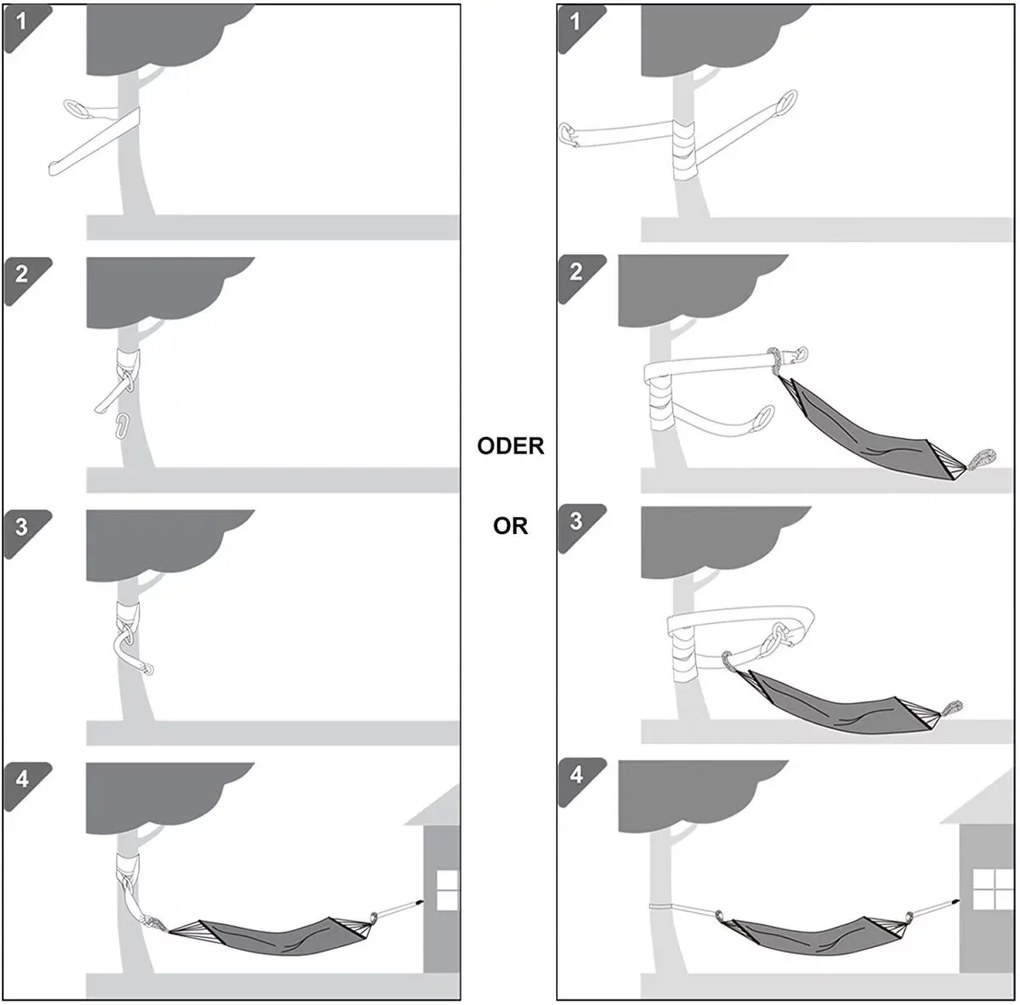 Zaparkorun Hamac Relax - conceput pentru 2 persoane