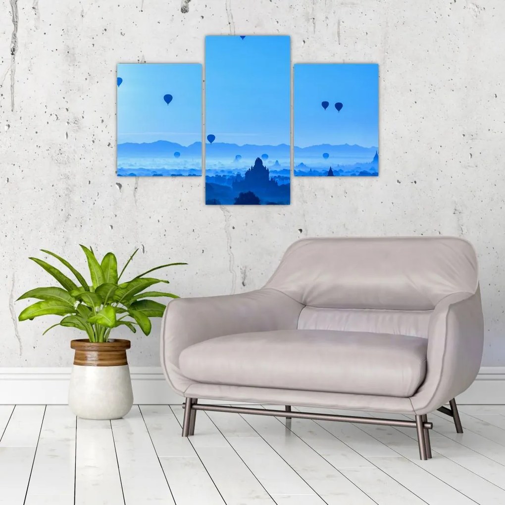 Tablou - Peisaj și săgeți (90x60 cm)