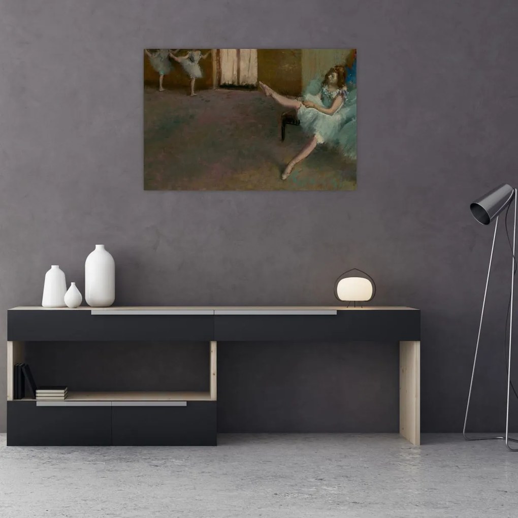 Tablou - Edgar Degas, Before the Ballet, reproducere (90x60 cm)
