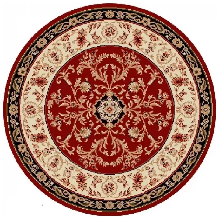 Covor Rotund cu model floral clasic – Lotus 523 Selectează mărime: 100 X 100