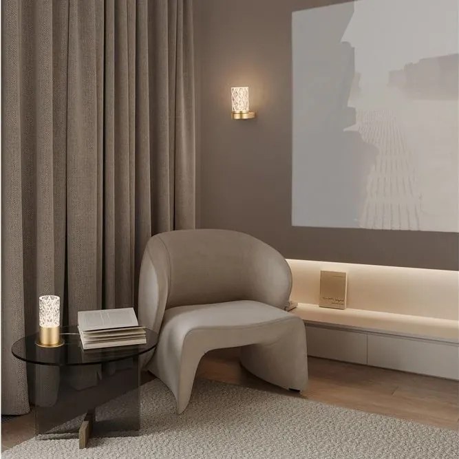 Aplica de perete LED PHOS auriu