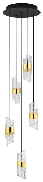Lustra cu 5 pendule LED design modern Seneca