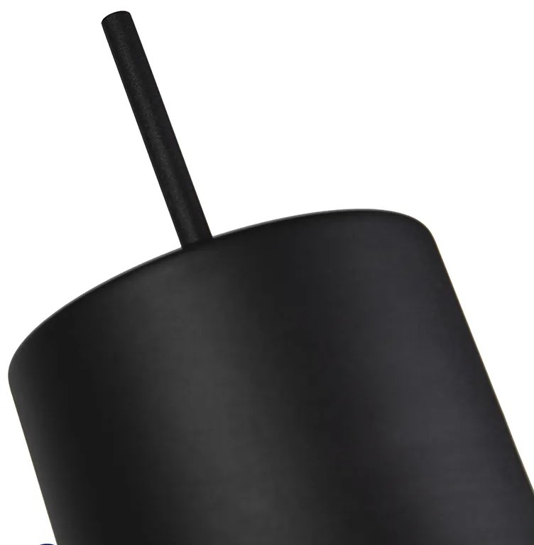 Lampă de podea retro neagră - Chappie