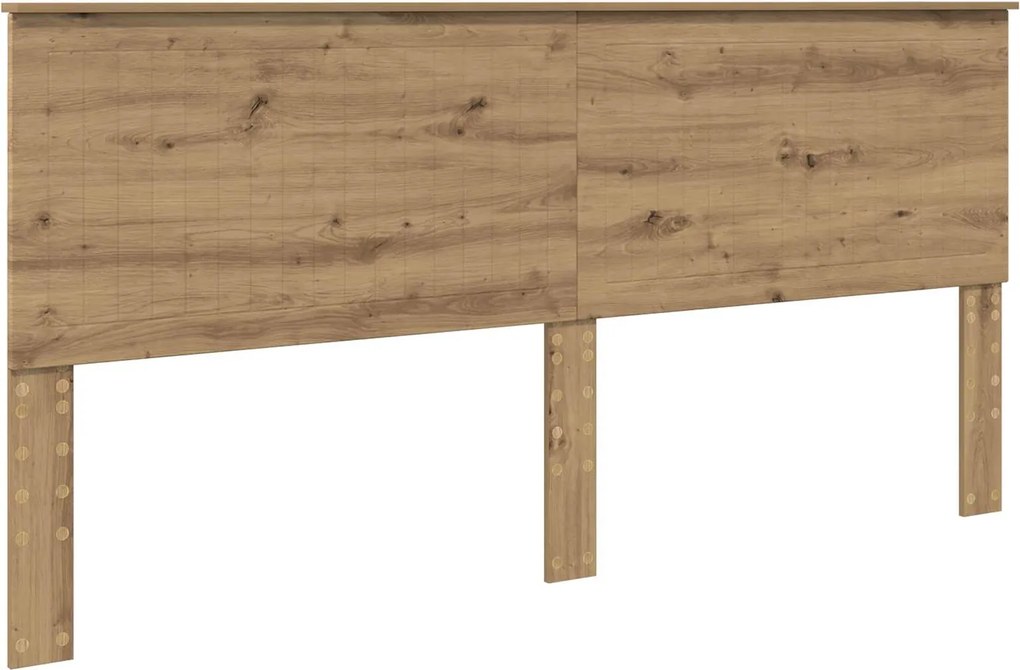vidaXL Tăblie cap cu headboard Stejar Artizanal 200 cm Lemn compozit