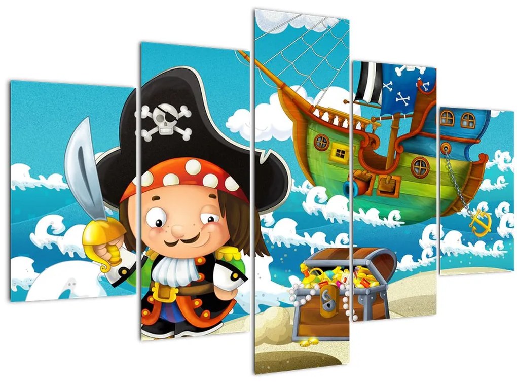 Tablou - Comoara piraților (150x105 cm)