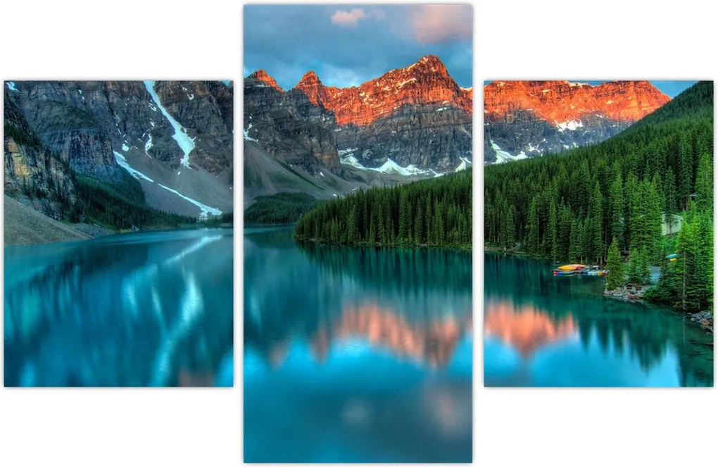 Tablou - Lac turcoaz (90x60 cm)