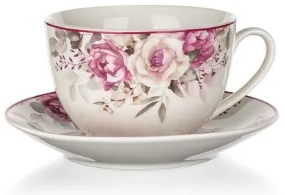 Banquet Ceaşcă din ceramică cu farfurie 240 ml