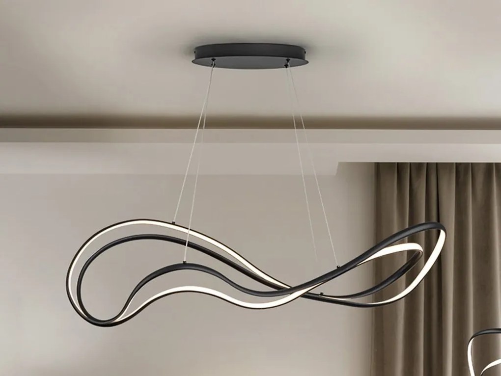 Lustra LED suspendata design modern circular Danza