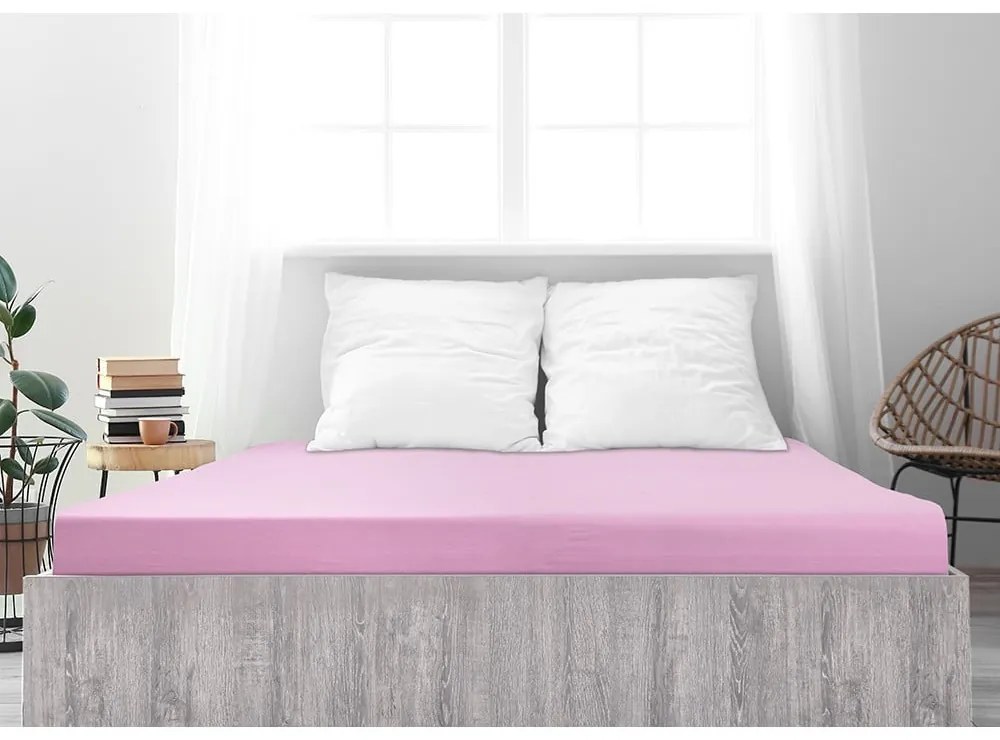 Cearceaf roz 200x200 cm – B.E.S.