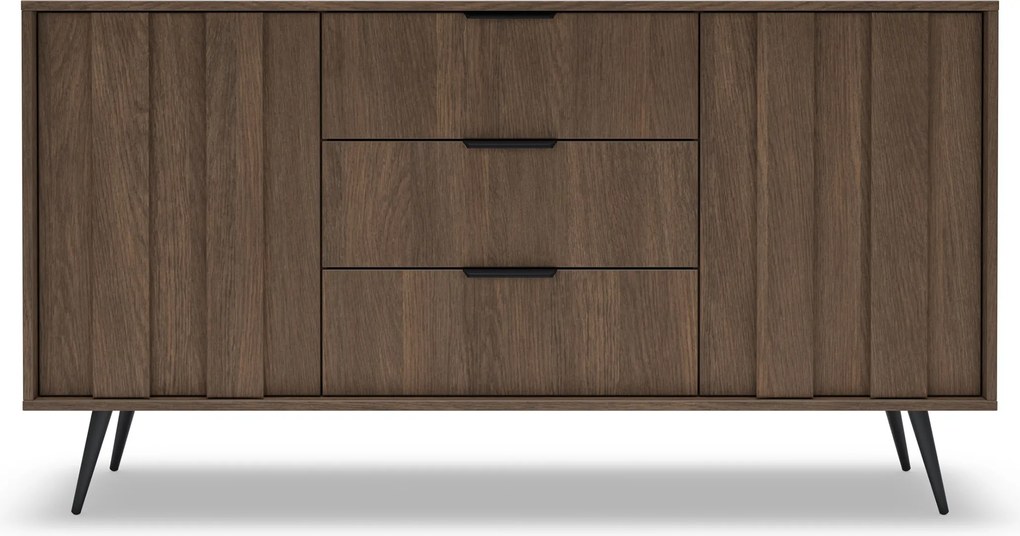 Comodă cu sertare Flaro 153 cm - stejar Dunin
