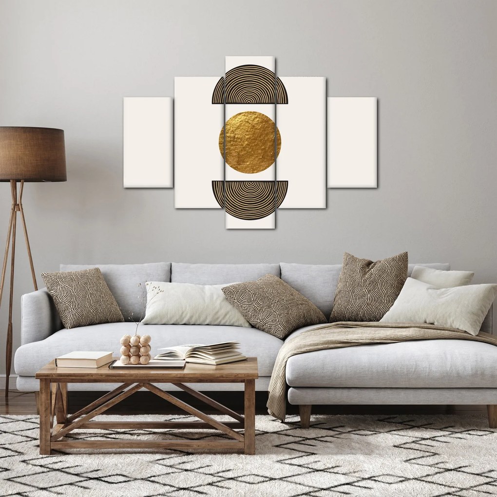 Tablou - Ornament de aur N⁰1 (150x105 cm)