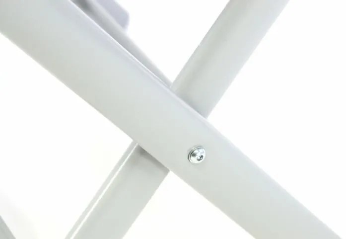 Scaun de grădină din aluminiu - pliabil negru