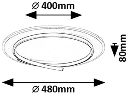 Rabalux 71366 - Plafonieră LED NILOO LED/40W/230V 4000K