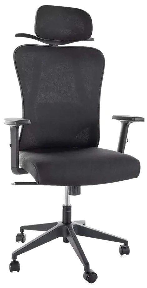 Scaun de birou Valrose II, negru