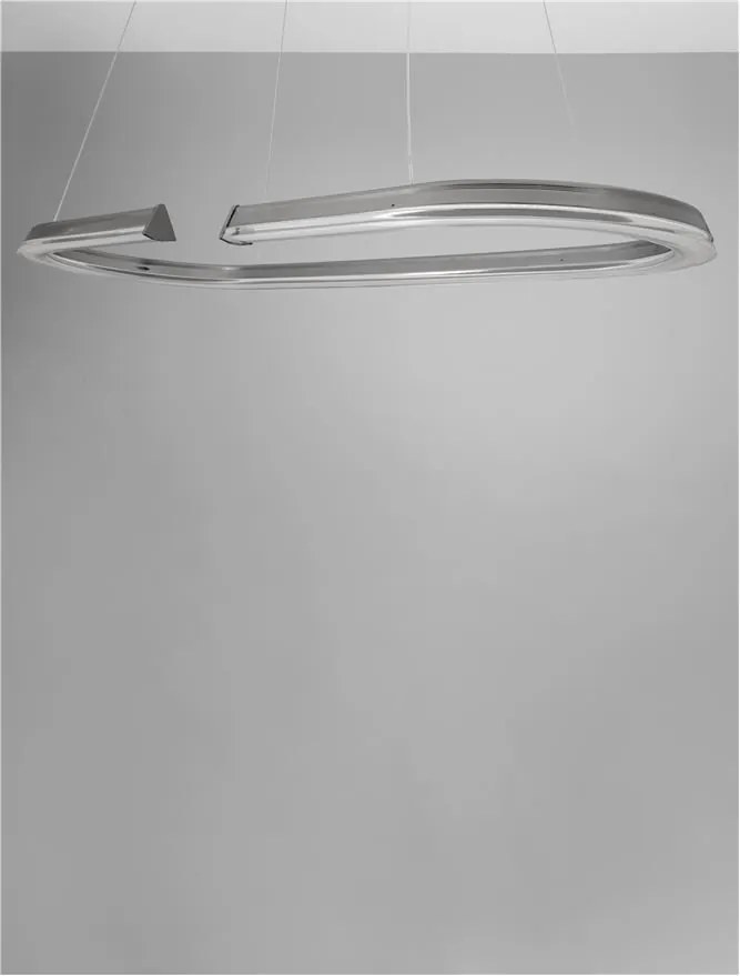 Lustra LED suspendata design circular ELMO