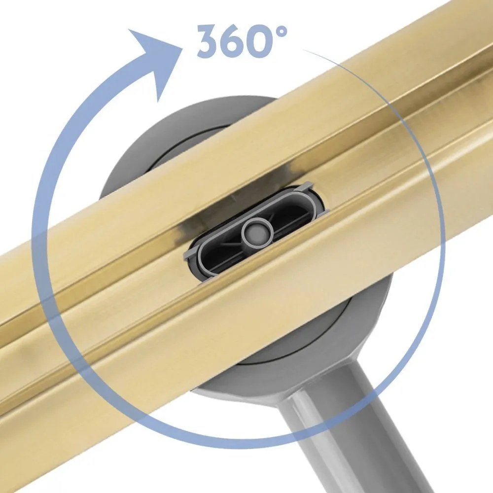 Rigola dus REA Neox Slim pro Brush Gold 100
