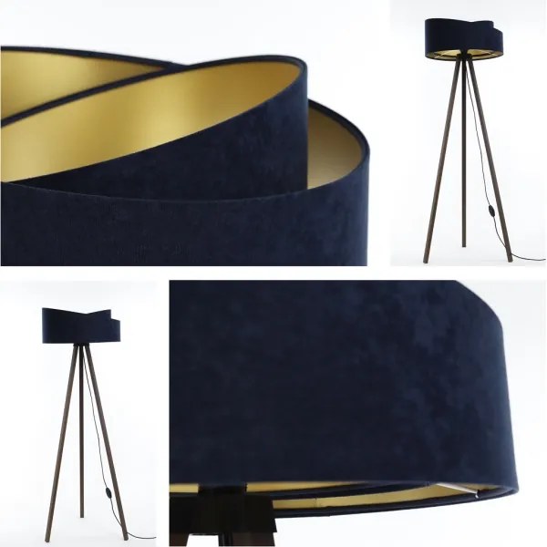 Lampadar GALAXY 1xE27/60W/230V albastru/maro