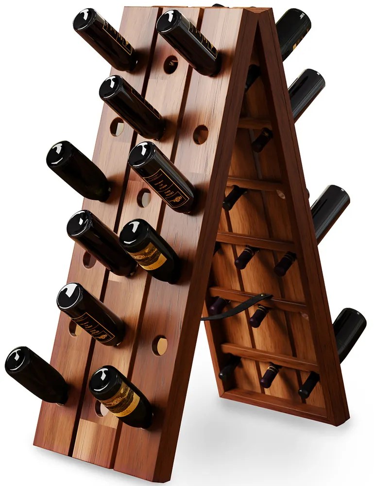 Deuba Raft pliabil pentru vin - 36 de sticle