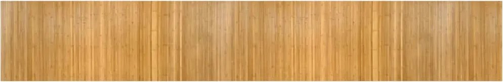 vidaXL Covor dreptunghiular, natural, 80x500 cm, bambus