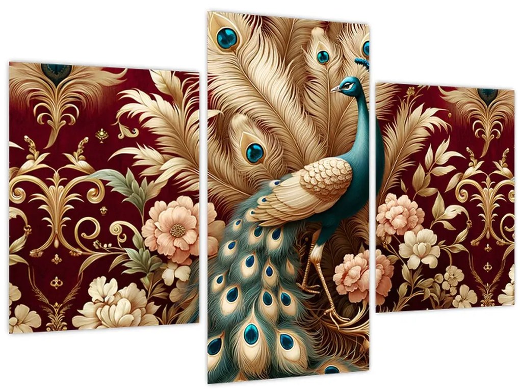 Tablou – Păun elegant (90x60 cm)