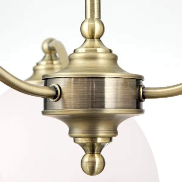 Lustră pe lanț Orion LU 1838/3 OLD LAMP 3xE27/40W/230V alb/bronz