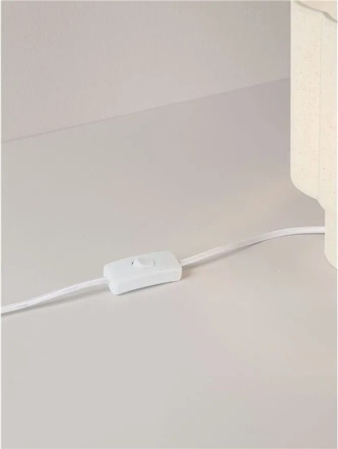 Veioza, Lampa de masa cu abajur bej BLOOSY