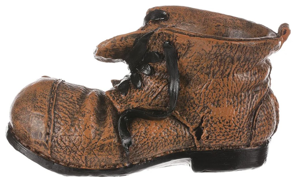 Suport de flori Cizmă, 21 x 11 x 11 cm, polirășină