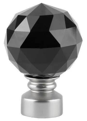 Duplakristályos karnis, Cristal Noir 25/19, Matt Krom - 300 cm