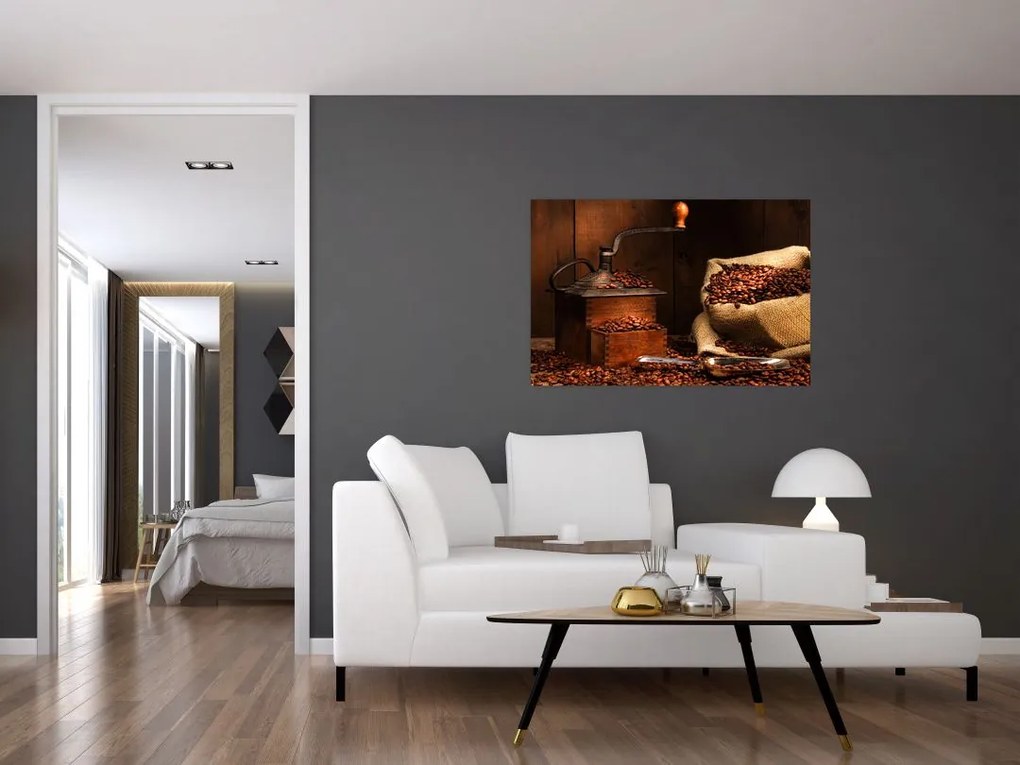 Tablou cu cafea (90x60 cm)