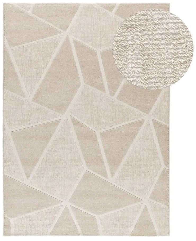 Covor crem 133x190 cm Sensation – Universal