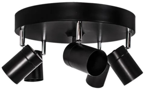 ByRydens 4200730-5002 - Plafonieră CORRECT cu 5 spoturi GU10/7W/230V, albă