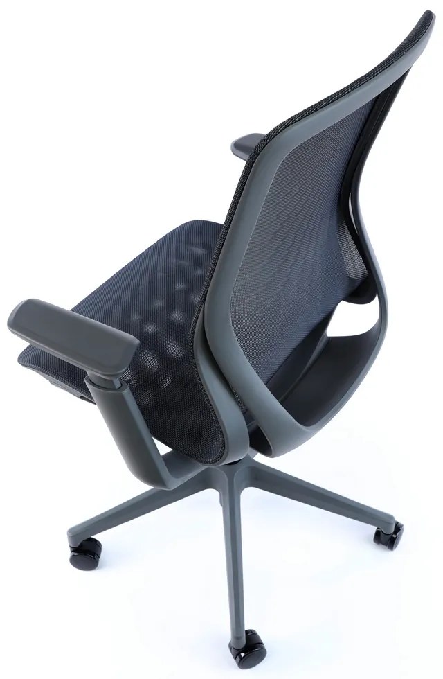 Scaun de birou Lareno, negru/gri