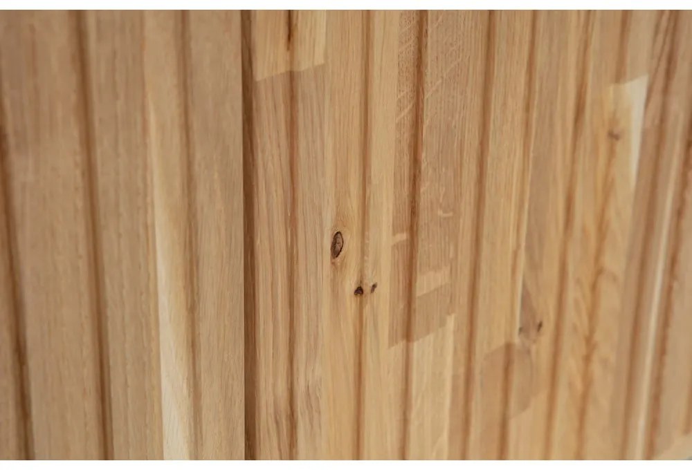 Comodă TV în culoare naturală cu aspect de lemn de stejar 100x56x44 cm Gravure – WOOOD