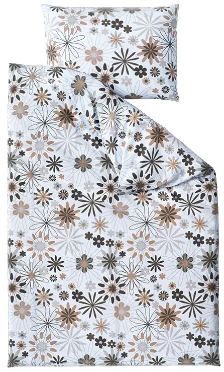 Lenjerie de pat din bumbac KLEVIS alb Dimensiune lenjerie de pat: 70 x 90 cm | 140 x 200 cm