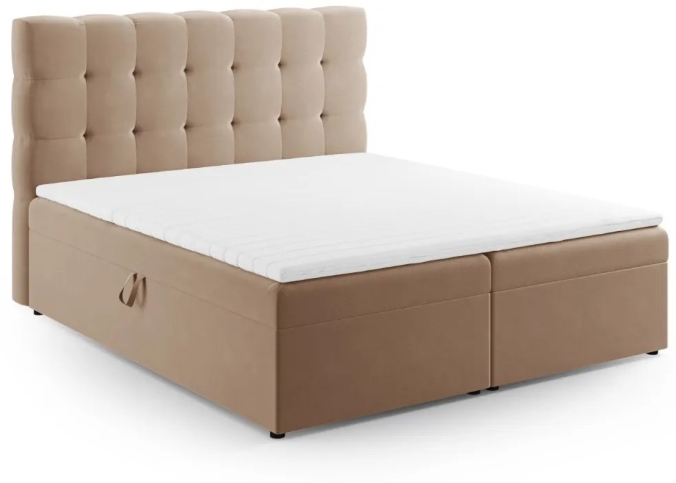 Pat boxspring Bali 160x200 cm catifea