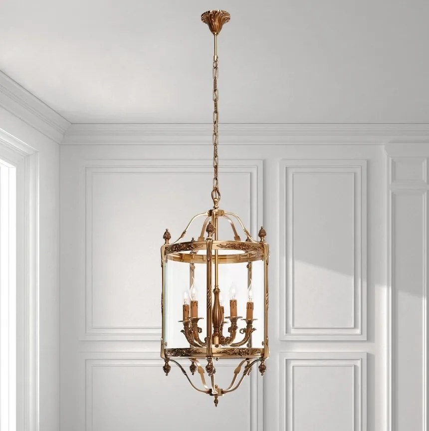 Lustra suspendata LUX realizata manual Emily 5L