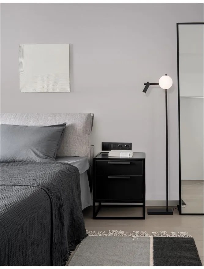Lampadar, Lampa de podea cu reader LED JOLINE NVL-9919532