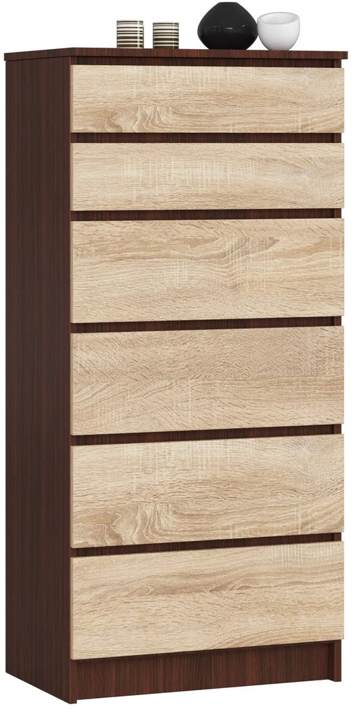 Comodă Kalista III (wenge + stejar sonoma). 1069047