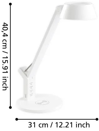Lampă LED de masă dimabilă tactilă BANDERALO LED/4,8W/230V albă Eglo 99831
