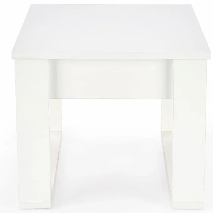 Masuta de cafea Nea patrata alba L60 cm