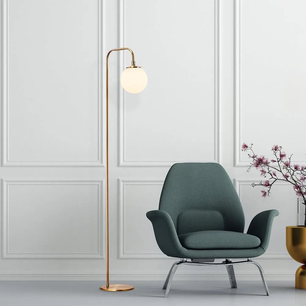 Lampadar cu abajur din sticlă (înălțime 27 cm) Viran – Opviq lights